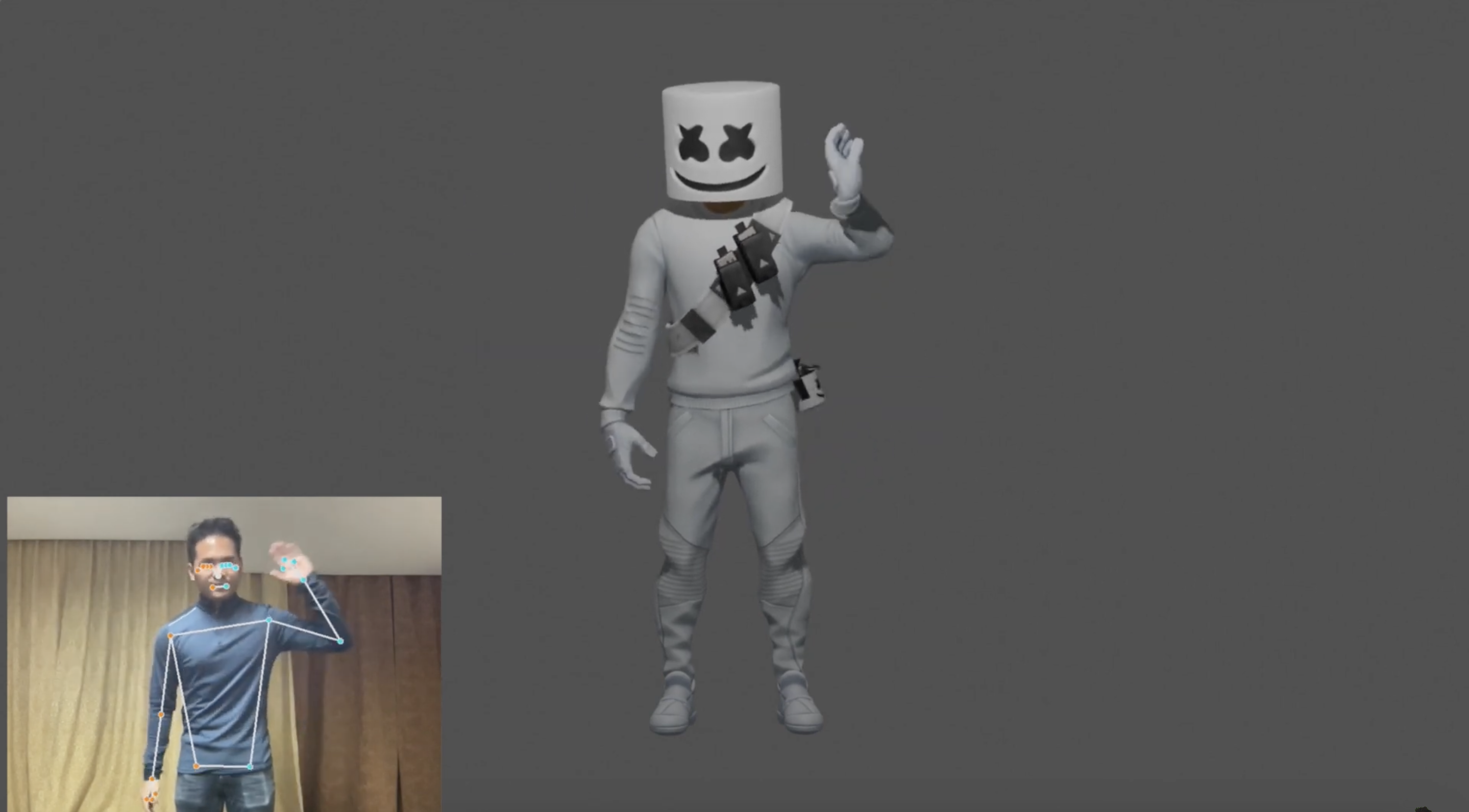 AI motion capture demo